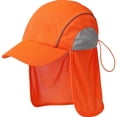 thumbnail image 1 of vlrwzc Outdoor Sun Hat for Men Women Summer Breathable Wide Brim Reflective Fishing Hat with Neck Flap High Visibility Legionnaires Cap, 1 of 7
