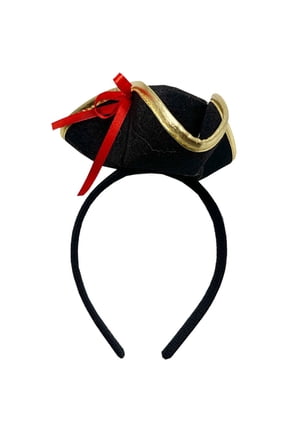 Pirate Hat Headband for Adults Pirate Hat Hair Band Hair Hoops Pirate Headband Halloween Accessories