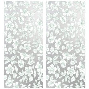 vlrwzc Privacy Window Film,Translucent Light-Filtering Opaque Glass Sticker Decorative Static Cling Covering for Bathroom Windows