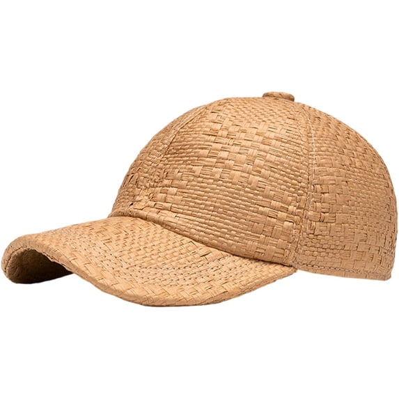 vlrwzc Quick Dry Straw Mesh Baseball Cap Unisex Outdoor Sun Visor Hat