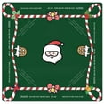thumbnail image 1 of vlrwzc Santa Claus Mahjong Mat, Anti-Slip Noise Reduction Game Table Cover for Tile Games, Cards, Board Games, 31.5 x 31.5 in, 1 Pack, 1 of 7