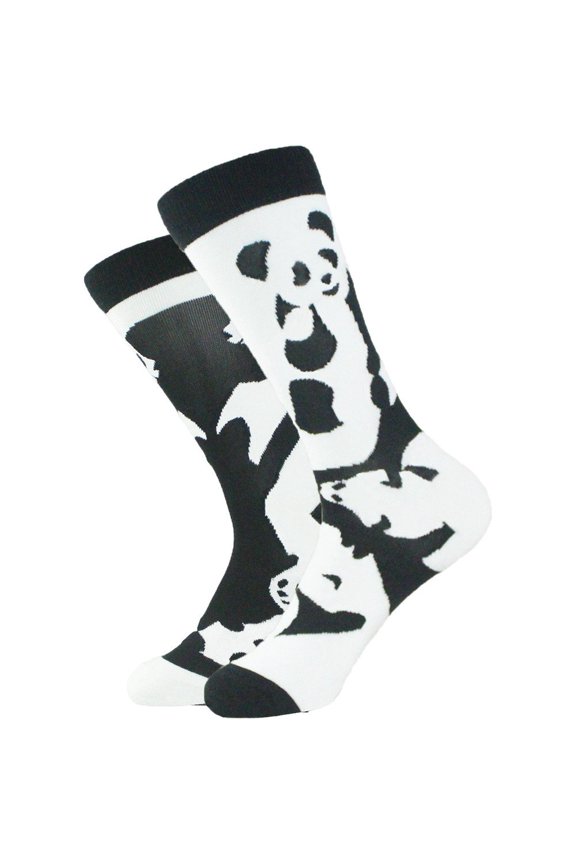 Socks, Creative AB Asymmetrical Cotton Socks Fashion Personality Socks Trend Cartoon Couple Socks Birthday Gift for Adults