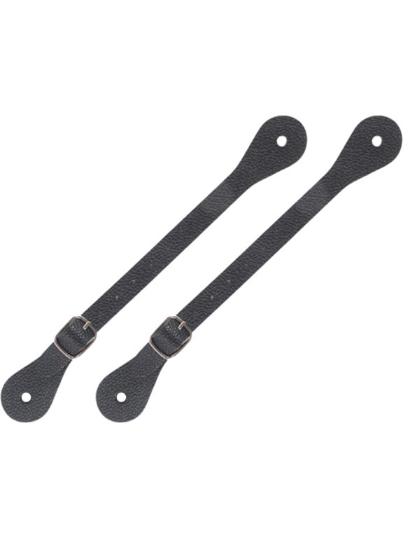 Spur Straps 1 Pair Spur Belt With Buckle Durable Western Men Woman Cow Cow Adjustable Boot Straps For Equestrian
