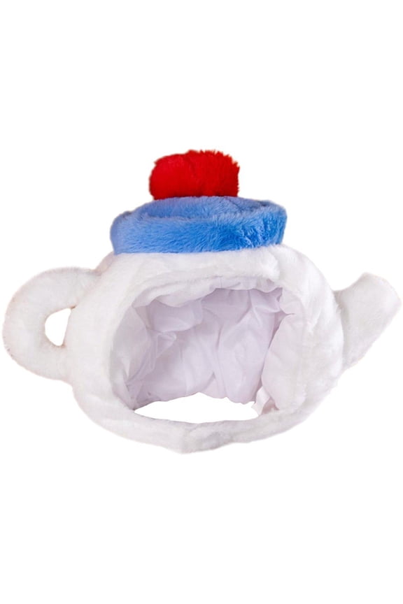 Teapot Hat Plush Tea Kettle Cap Novelty Headgear Headwear Photo Prop for Theme Party Supplies