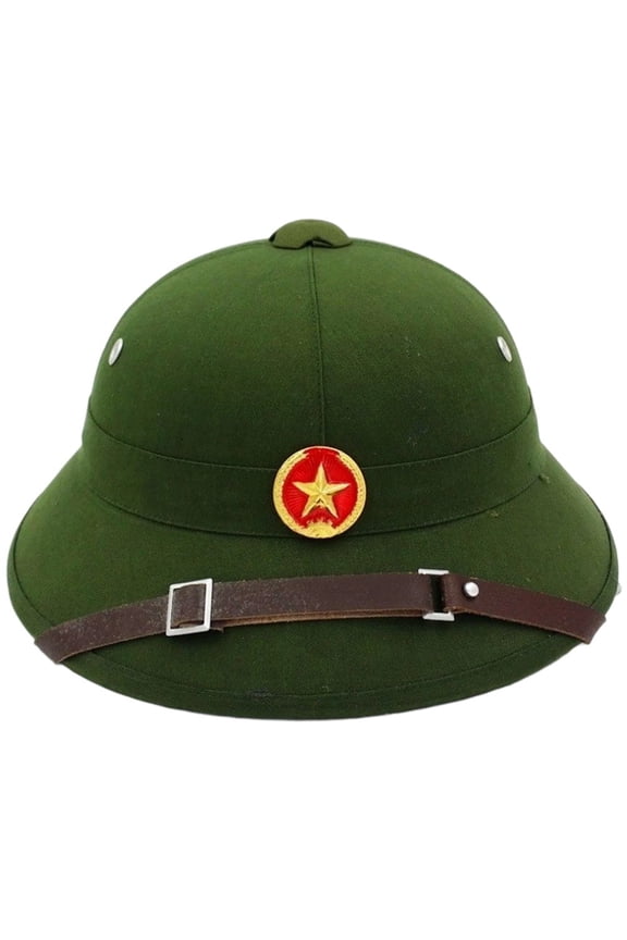 Vietnam Cap, Pith Helmet Hat Green, Vietnamese Hat Green Military Cap, Vietnam Pith Hat,Explorer Hat Sun Hat for Men