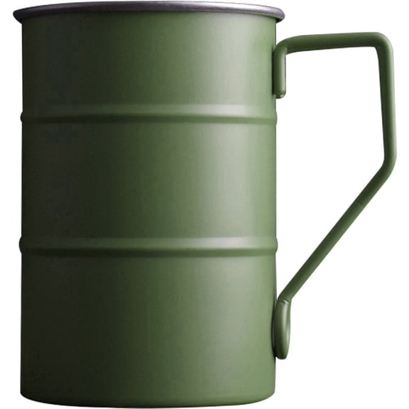 vlrwzc Vintage Stainless Steel Coffee Mug Cup, Camping Portable Outdoor Cold Water Mug Cookware, Retro Old Coffee Camping Picnic Beer Mugs Beer Milk Mug