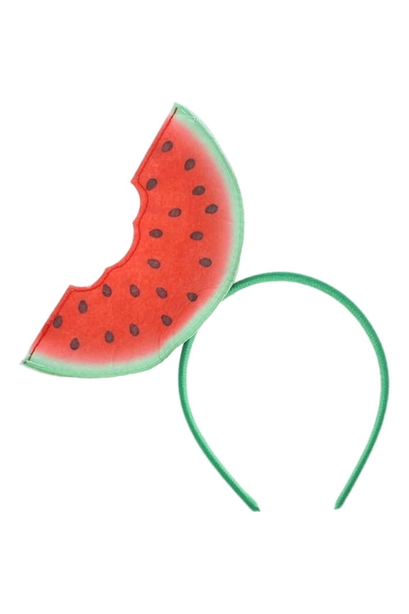 Watermelon Headband for Women, Fashion Headpiece 3D Watermelon Shaped Headband Watermelon Hairband for Party Favors