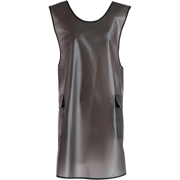 vlrwzc Waterproof Apron Vest Style Transparent Apron Oil Proof Kitchen Apron Lightweight Apron Work Apron Chef Apron Long Apron for Kitchen Pet Shop