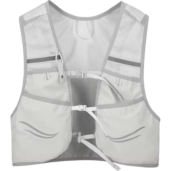 vlrwzc Waterproof Ultralight Running Hydration Vest Backpack Reflective Race Pack for Men Women