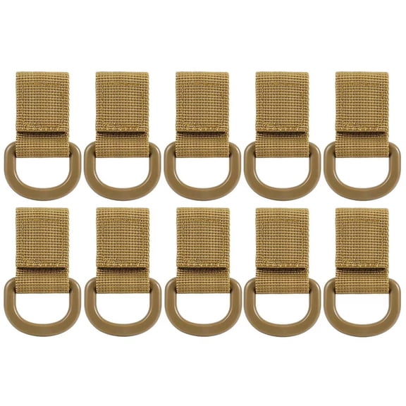 vlrwzc Webbing Attachment Strap D-Ring Carabiner Strap Hook And Loop Water Bottle Keychain Adapter Backpack Accessory