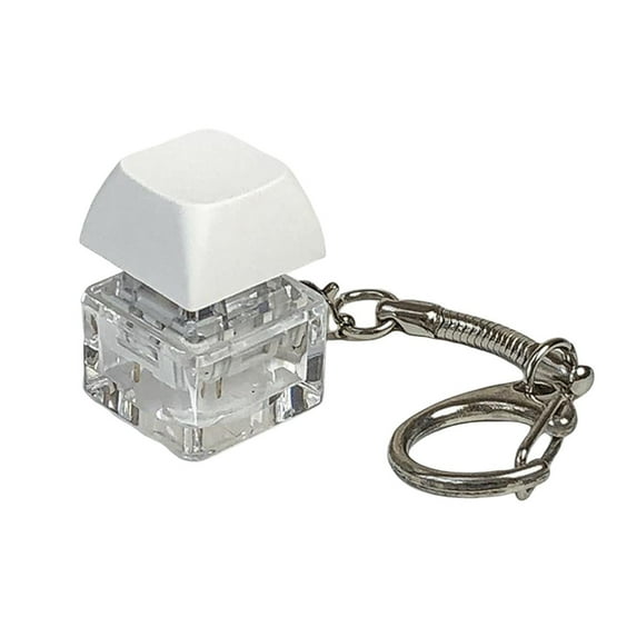 vnanda Anxiety Relief Keychain Toy Fidget Toy Keyboard Keychain Stress Relief Toy for Adults Kids Finger Press Type Keyboard Executive Desk Toy Exercise