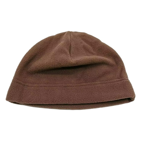 vnanda Breathable Hat Unisex Winter Fall Hat High Elasticity Solid Color Elastic Anti-slip Regular Fit Soft Warm Windproof Hop Fleece Beanie Outdoor Cycling