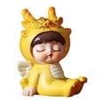 thumbnail image 1 of vnanda Cartoon Baby Dragon Figure 2024 Chinese New Year Lucky Dragon Figurine Adorable Cartoon Animal Model for Home Office Decoration Dragon Ornament, 1 of 8