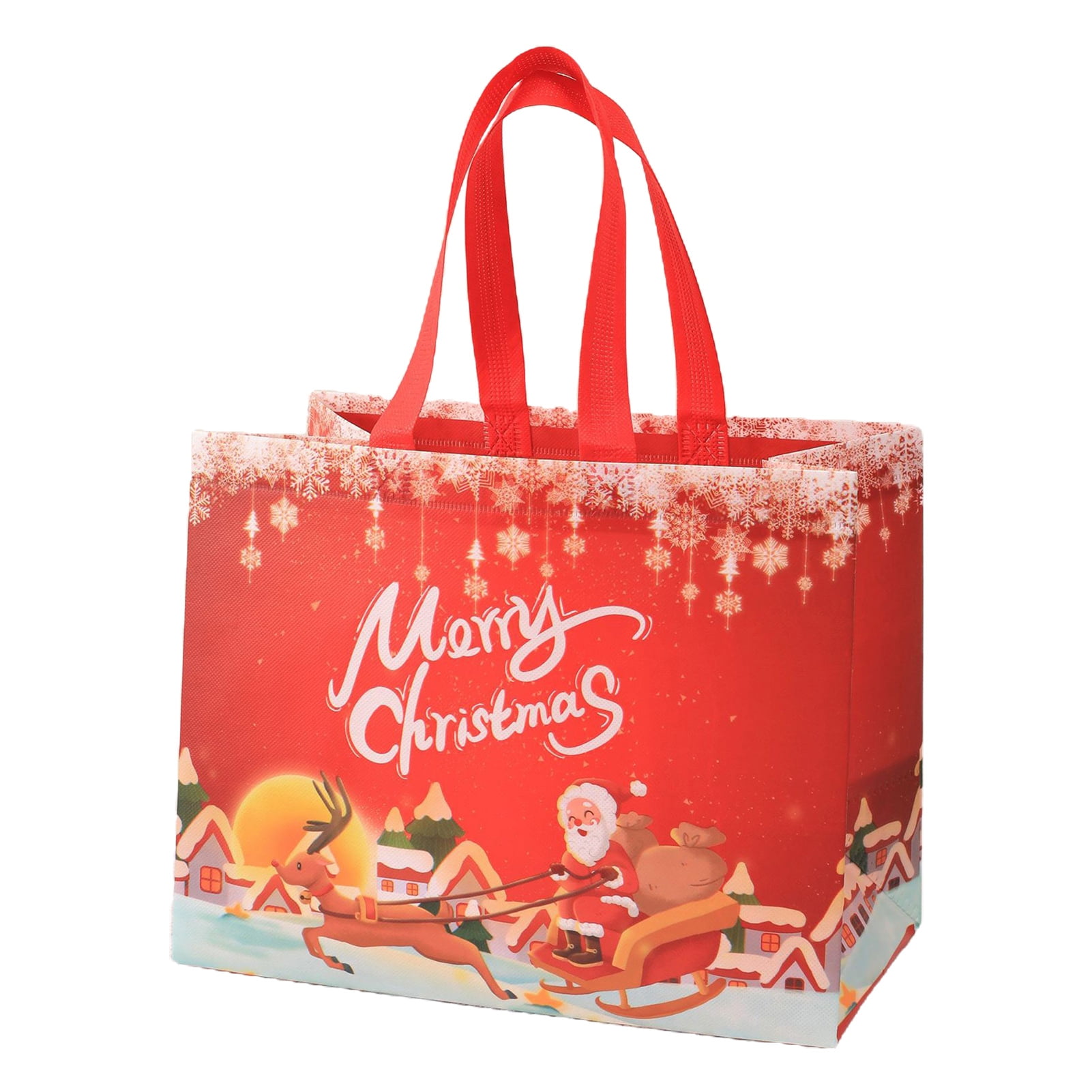 vnanda Christmas Gift Bags Christmas Gift Bag Santa Claus Snowman