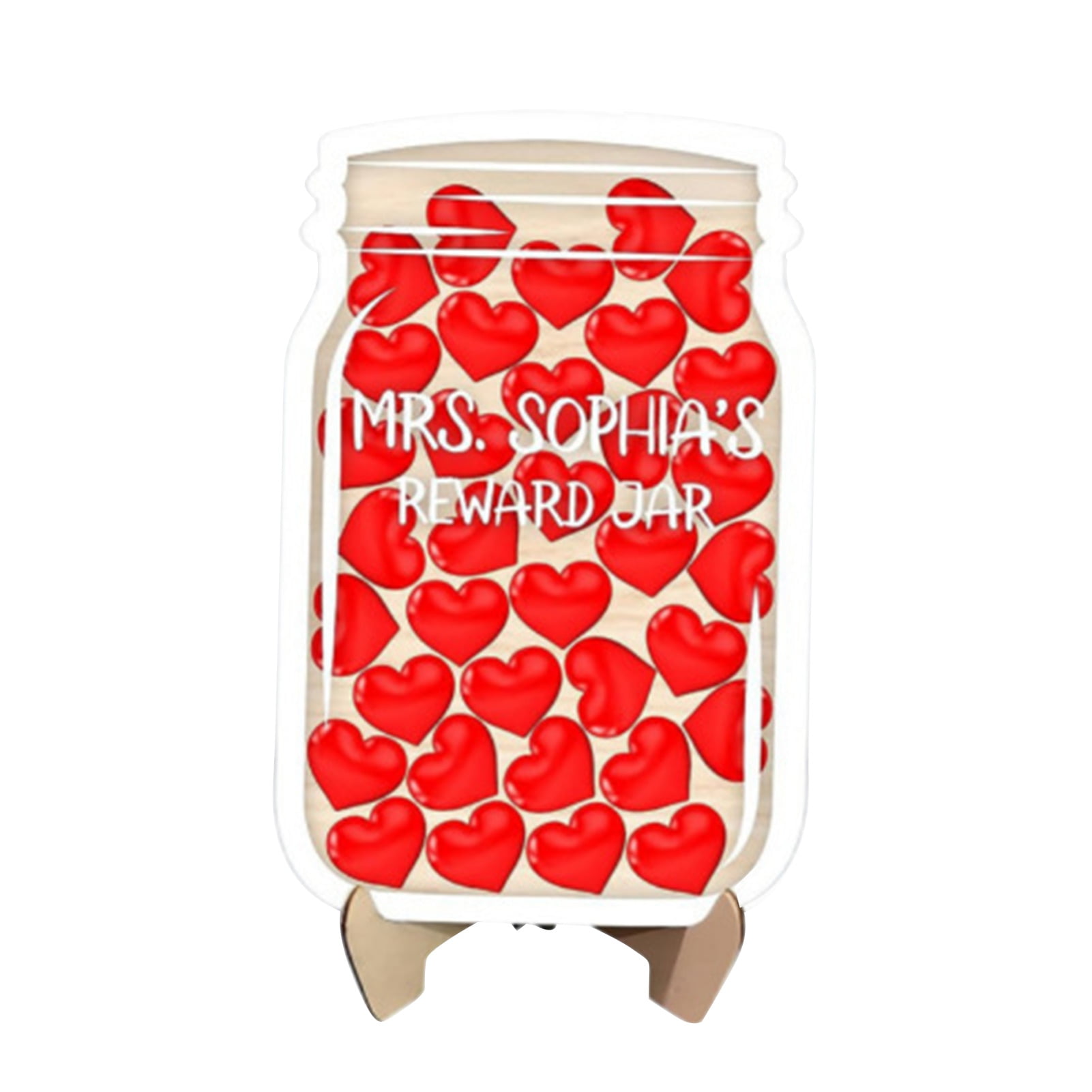 vnanda Classroom Reward Jar Stars Reward Jar with Base Colorful Tokens for Positive