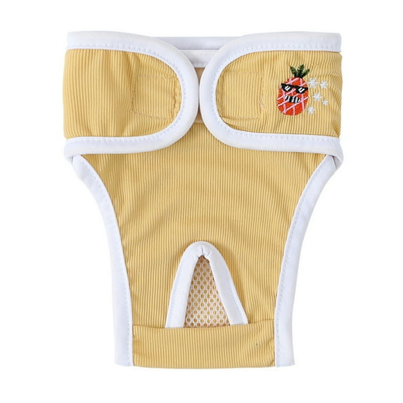 vnanda Comfortable Absorbent Pet Diapers Breathable Mesh Design Female Dog Diapers Leak-proof Water-absorbed Pet Menstrual Pants for Heat Incontinence