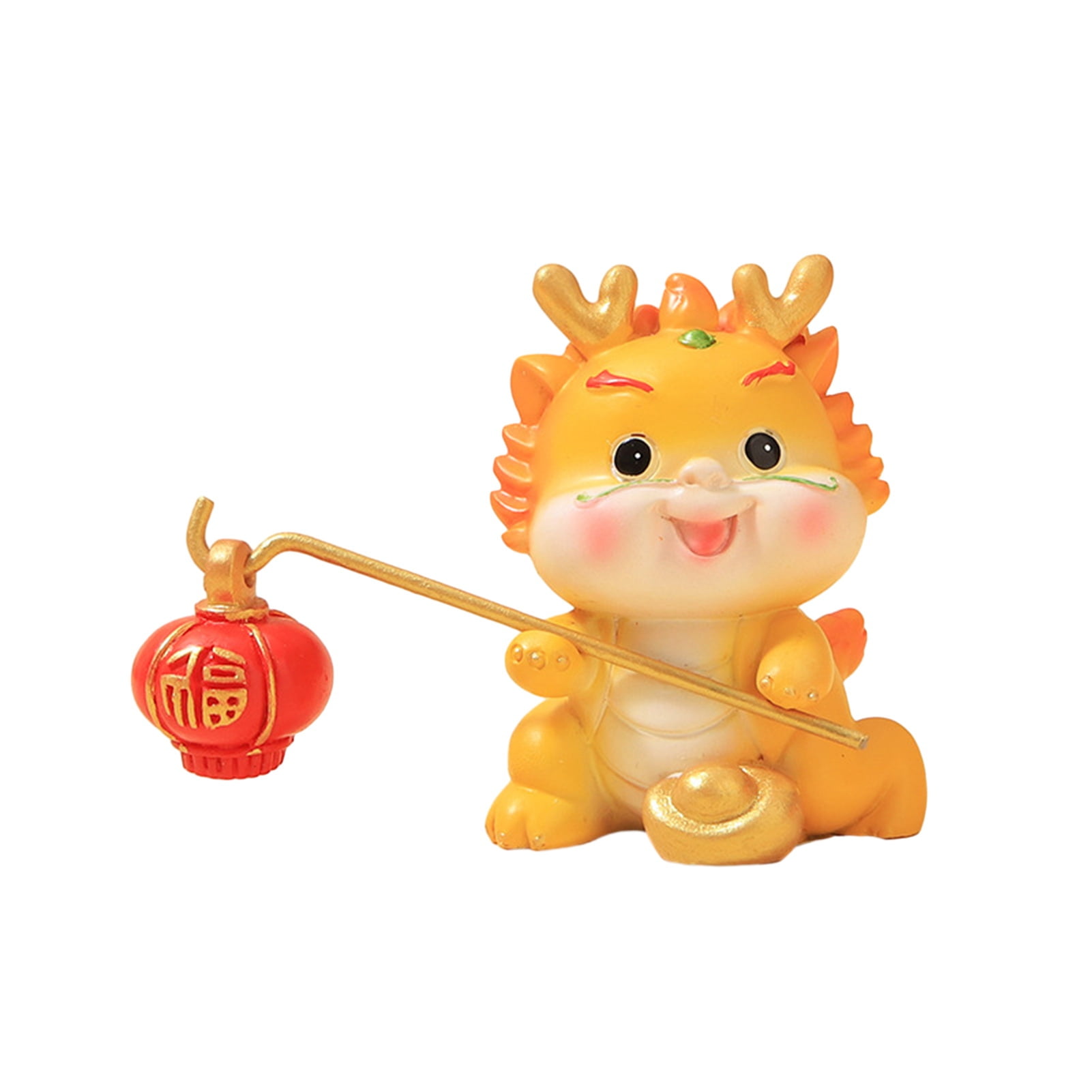 vnanda Dragon Ornament Dragon Statue Cartoon Dragon Figurine for 2024 ...