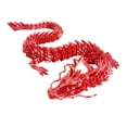 thumbnail image 1 of vnanda Dragon Ornament Year of 2024 Mascot Dragon Figurine 3d Printed Movable Joints Durable Collectible for Kids Room Fish Tank Decoration Traditional, 1 of 8