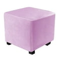 thumbnail image 1 of vnanda Footstool Seat Slipcover Stool Cover Stretchable Slipcover for Home Furniture Decoration, 1 of 8