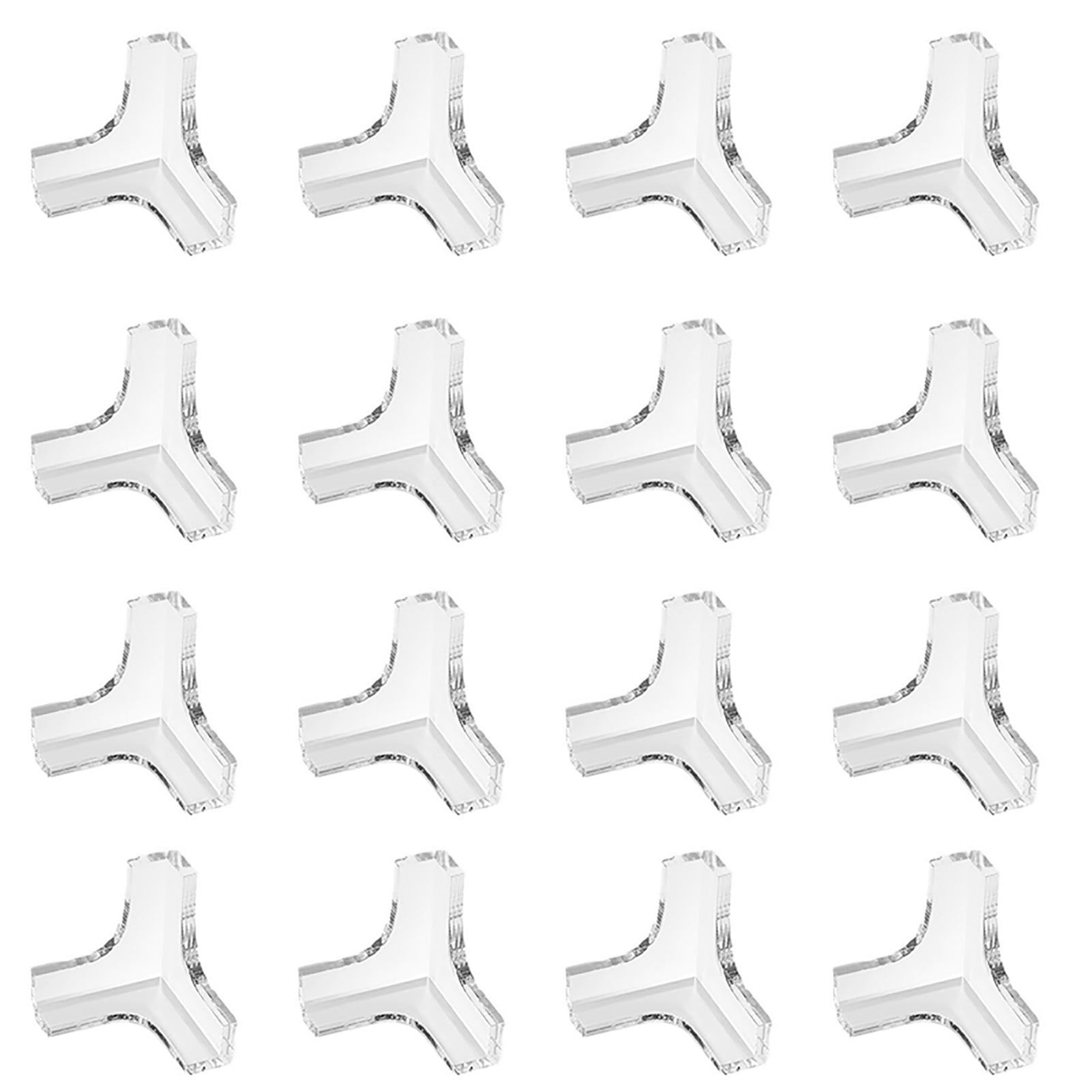 vnanda Furniture Corner Protector 16pcs Transparent Table Corner Guards Furniture Edge