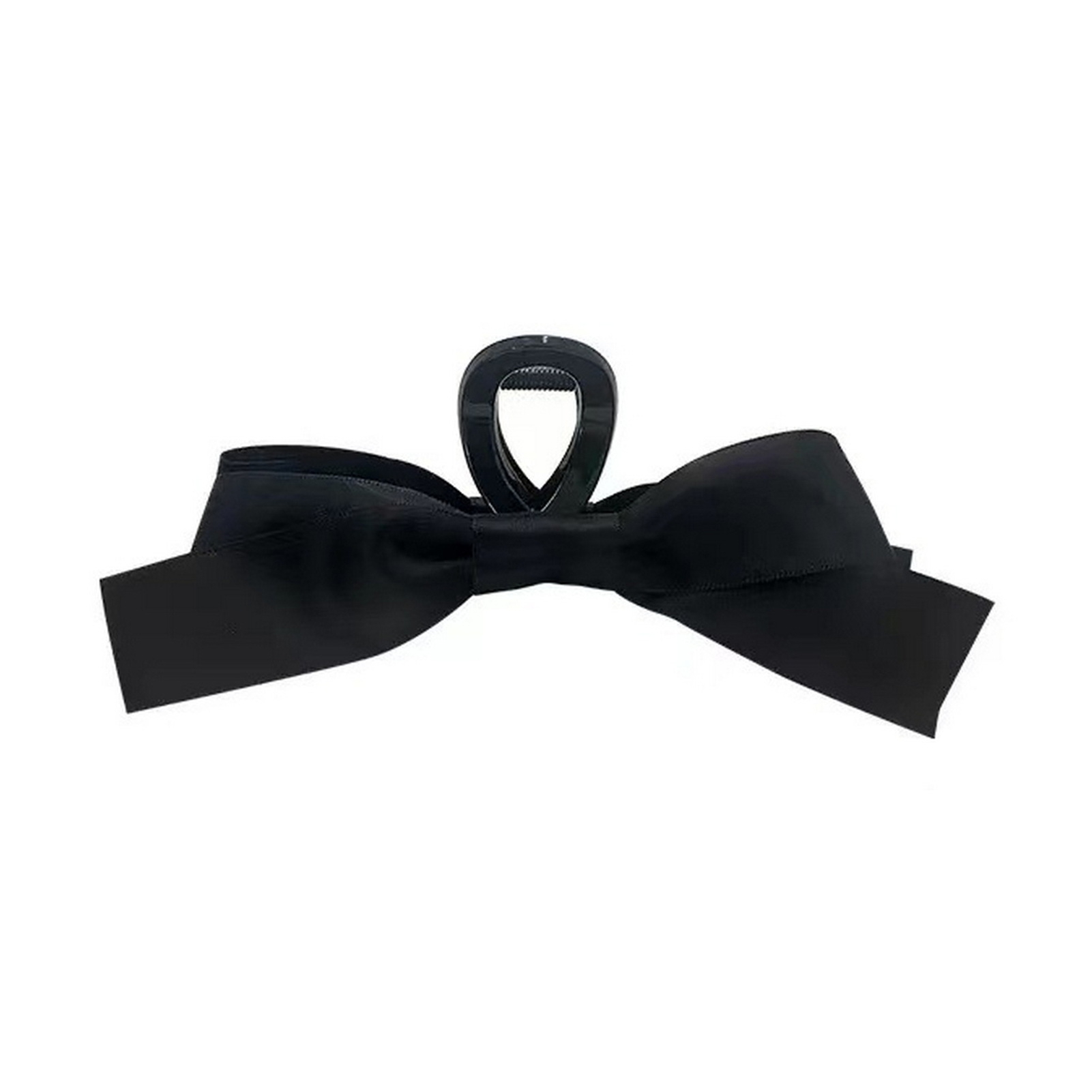 vnanda Hair Claw Clip Black Hair Bow Claw Clip Stylish Strong Hold