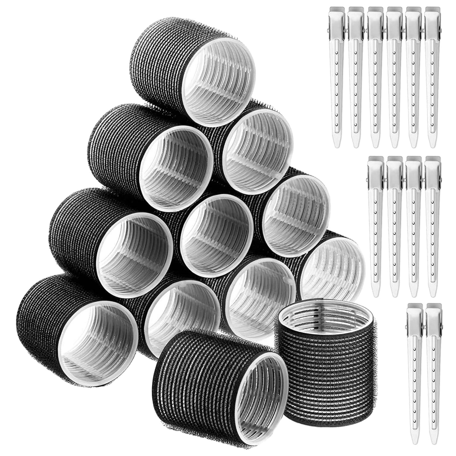 vnanda Hair Rolling Curler 1 Set Self Grip Hair Roller Kit with