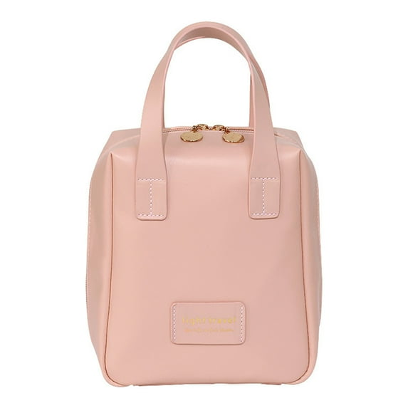 vnanda High-quality Cosmetic Bag Travel Makeup Bag Capacity Metal Zipper Portable Cosmetic Organizer for Women Accessories Cosmetic Bag with Metal Zipper