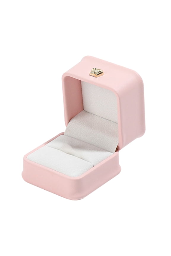Jewelry Storage Box Jewelry Ring Box Compact Size Portable Scratch-proof Soft Velvet Lined Earring Ring Case Jewelry Organizer