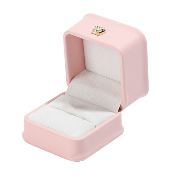 vnanda Jewelry Storage Box Jewelry Ring Box Compact Size Portable Scratch-proof Soft Velvet Lined Earring Ring Case Jewelry Organizer