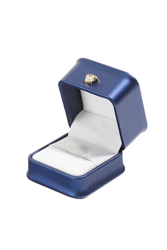 Jewelry Storage Box Jewelry Ring Box Compact Size Portable Scratch-proof Soft Velvet Lined Earring Ring Case Jewelry Organizer