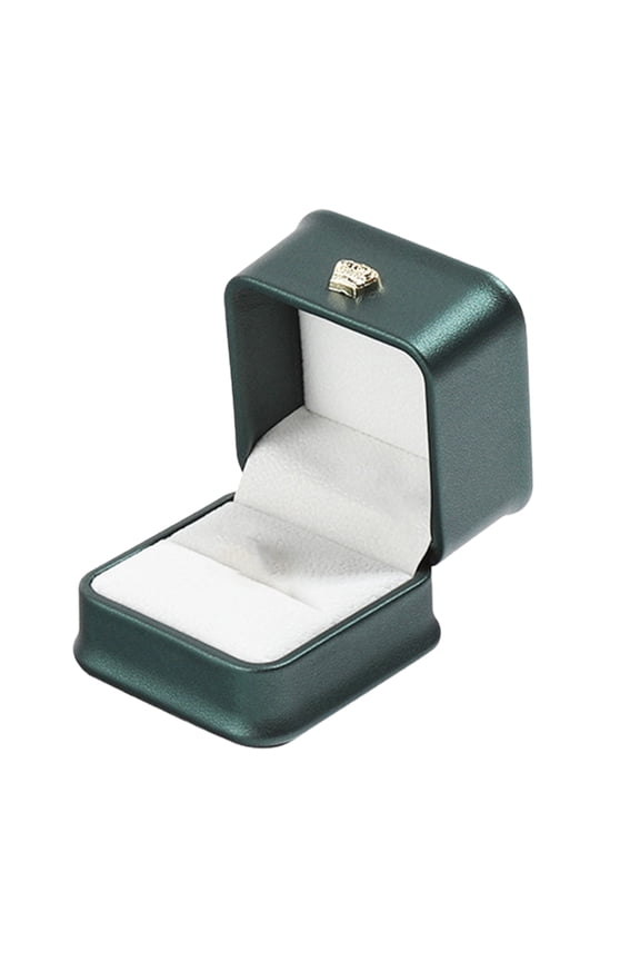 Jewelry Storage Box Jewelry Ring Box Compact Size Portable Scratch-proof Soft Velvet Lined Earring Ring Case Jewelry Organizer