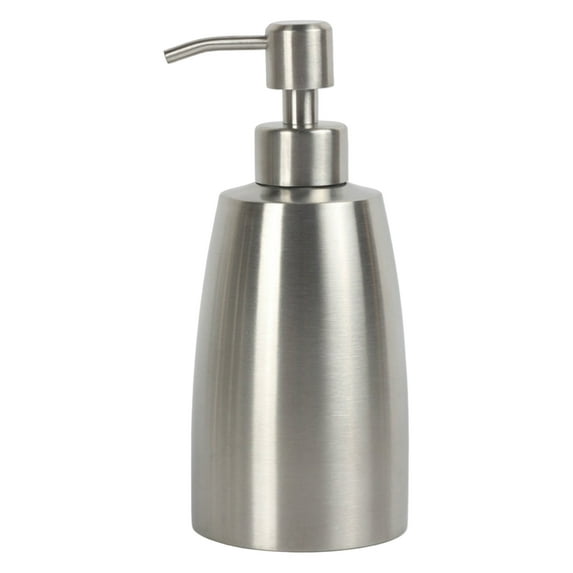 vnanda Large Capacity Lotion Bottle Stainless Steel Refillable Soap Dispenser Portable Leak Proof Reusable Lotion Shampoo Mouthwash Bottle 350/400ml Capacity