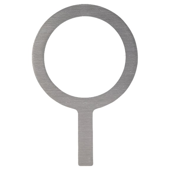 vnanda Milk Tea Baking Ring Stainless Steel Baking Cup Ring with Wooden Handle Milk Tea Diy Accessories Coffee Cup Gasket Cover