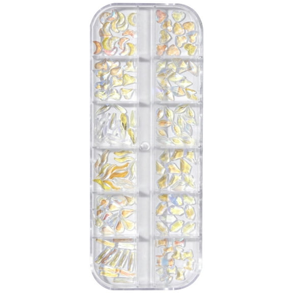 vnanda Nail Technician Supplies 1 Box Nail Art Kit Create Stunning Nail Looks with Rhinestones Flat Bottom Manicure Art Accessories Nail Art Accessories