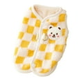 thumbnail image 1 of vnanda Pet Clothes for Dogs Pet Clothes Fashionable Checkerboard Pattern Winter Dog Vest Soft Pet Plush Jacket Coat Pet Supplies Trendy Dog Clothing, 1 of 8