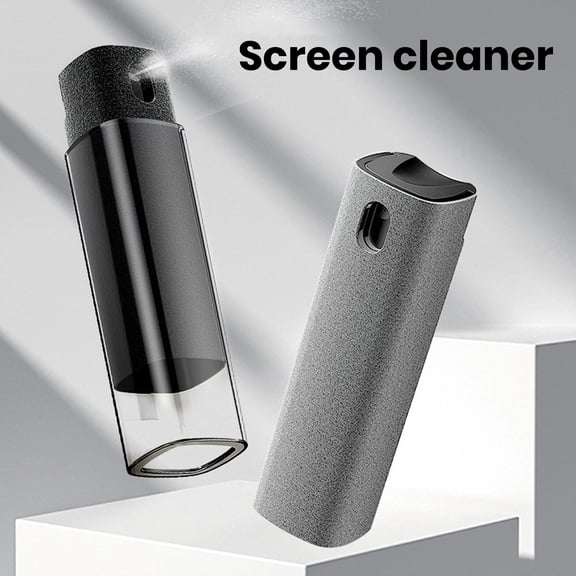 vnanda Portable Screen Cleaner Screen Cleaner 2-in-1 with Sprayer Bottle Portable Phone Computer Tablet Car Multi-media Display Screen Fingerprint Wipe Dust