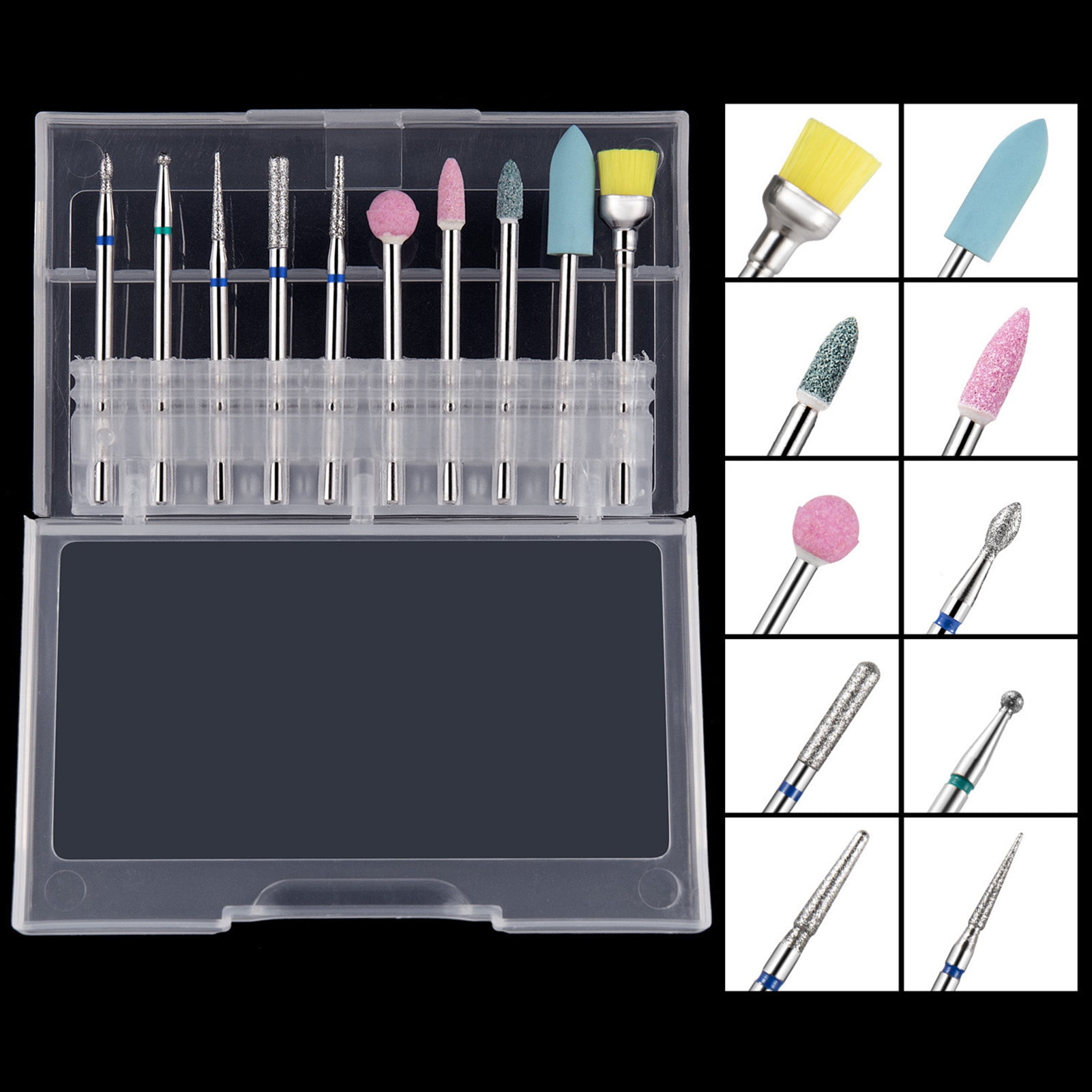 vnanda Premium Nail Drill Bits Nail Drill Bits Set for Salon-quality