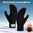 thumbnail image 1 of vnanda Snow Gloves Knitted Touchscreen Gloves Warm Wind-resistant Winter Gloves for Cycling Camping Full Fingered Elastic Versatile Unisex Gloves with Great, 1 of 6