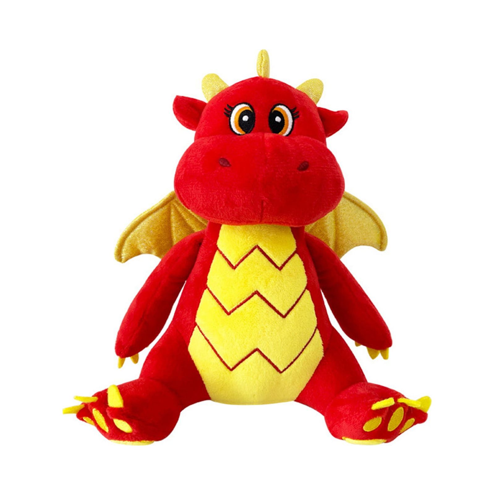 vnanda Soft Plush Dragon Toy Kawaii Chinese Zodiac Dragon Plush New Year of 2024 Mascot Dragon
