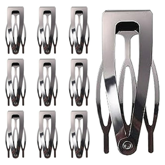 vnanda Styling Small Hair Clips 10pcs Double Grip Hair Clips Retro Small Hair Pins Metal Snap Hair Barrettes Headdress Hair Accessories