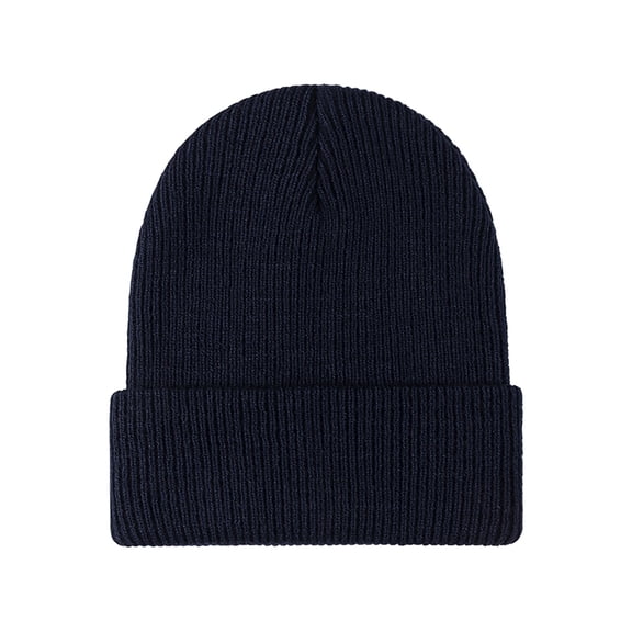 vnanda Thermal Beanie Hat Unisex Autumn Winter Solid Color Knitting Hat Beamless Thickened Beanie Hat Men Women Warm Hat Fashion Accessories Soft Thermal