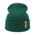 thumbnail image 1 of vnanda Thick Soft Winter Hat Unisex Winter Hat Thick Knitted Elastic Warm Solid Color No Brim Anti-slip Soft Windproof Women Men Outdoor Beanie Thermal Hats, 1 of 8