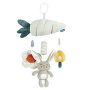 vocheer Baby Car Seat Hanging Toys, Soft Plush Activity Wind Chime for Stroller Crib, Carrot Rabbit