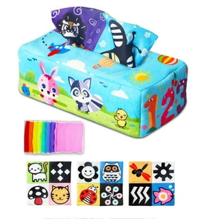 Kleenex box toy for baby 2025