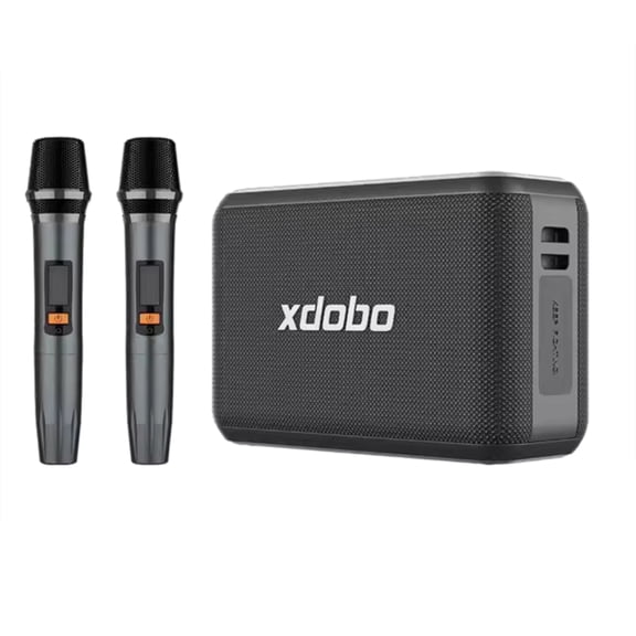 voice box,Usb Drive Sound Aux Portable Party Hifi Sound Waterproof Two Portable With Stereo Scene Tf Portable Drive Tf Bt5.2 Ipx5 Series Stereo With Two Black  with two microphone