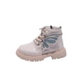 thumbnail image 1 of vokkrv Girls Ankle Boots Lace Up Cute Soft Boot Side Zipper Comfortable Boys Boots, 1 of 7