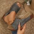 thumbnail image 1 of vokkrv Womens Orthotic Slippers Sandals Clearance Sale Ladies Lightweight Sandals Slip On Thick Cushion Sandals With Comfortable Arch Support Gray 9.5, 1 of 7