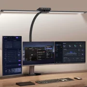 vonesiy LED Desk Lamp with Adjustable Gooseneck, 25 Lighting Modes & Eye-Caring Technology for Home Office Drafting Reading Study