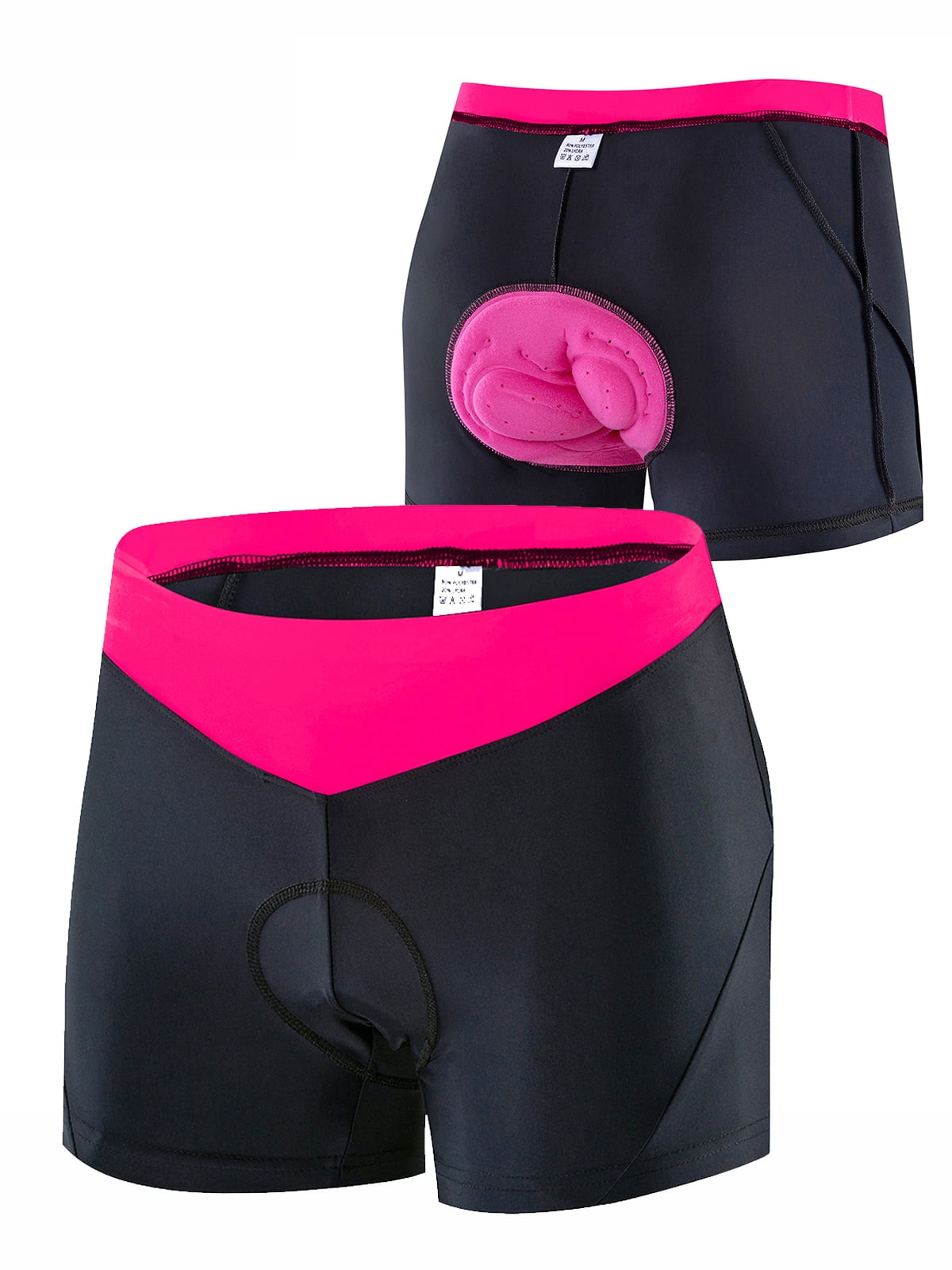 voofly Bike Shorts Women with Padding Lightweight Breathable Quick Dry Stretch Cycling Shorts for Mtb Bike Motorcycling Cycling Road Bike Black Pink L Walmart