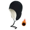 thumbnail image 1 of voofly Thermal Skull Cap with Earflap Cover Adjustable Wind-Resistant Soft Helmet Liner One Size Black, 1 of 8